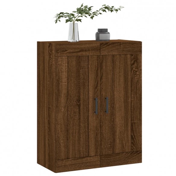 Armoire murale chêne marron 69,5x34x90 cm bois d'ingénierie