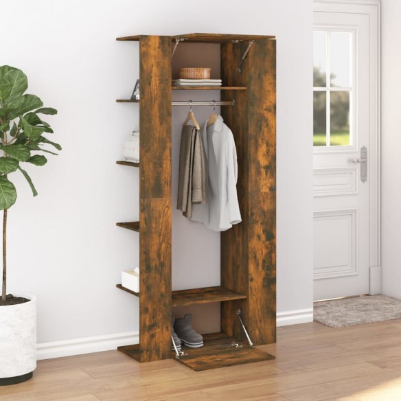 Armoire de couloir Chêne fumé 97,5x37x99 cm Bois d'ingénierie