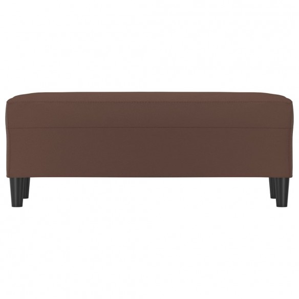 Banc Marron 100x35x41 cm Similicuir