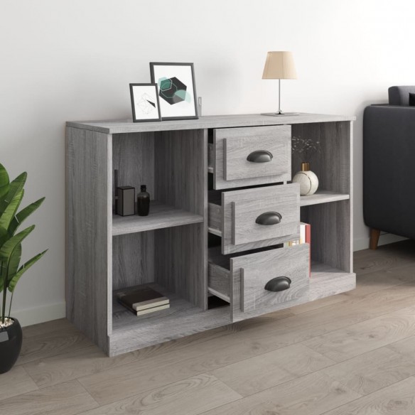 Buffet sonoma gris 104,5x35,5x67,5 cm bois d'ingénierie