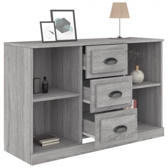 Buffet sonoma gris 104,5x35,5x67,5 cm bois d'ingénierie