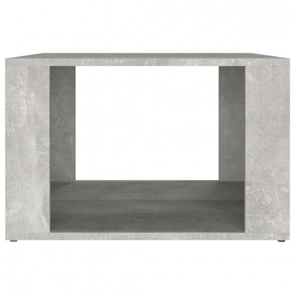 Table de chevet Gris béton 57x55x36 cm Bois d'ingénierie