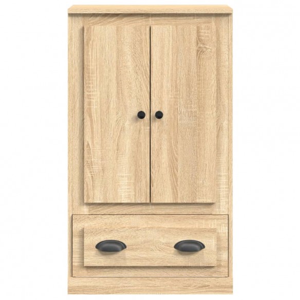 Buffet haut chêne sonoma 60x35,5x103,5 cm bois d'ingénierie