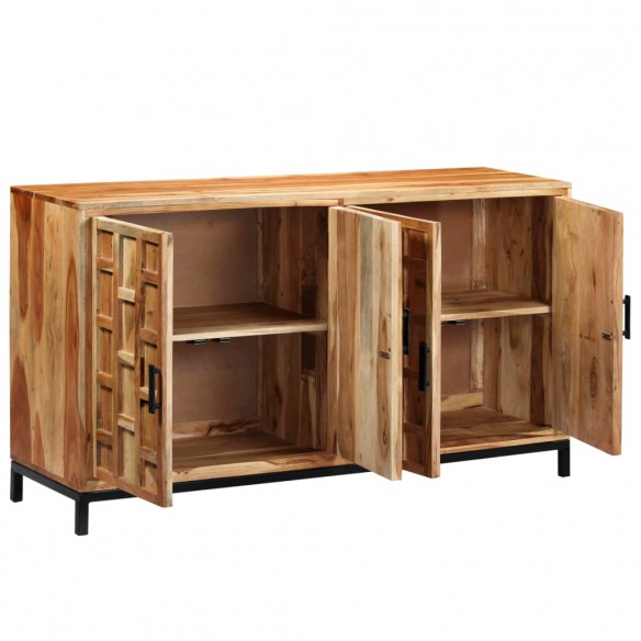 Buffet Bois d'acacia massif 145 x 40 x 80 cm