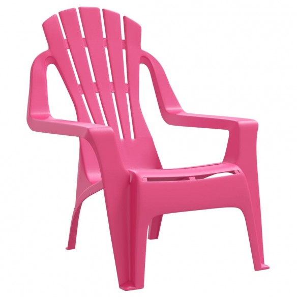 Chaises de jardin pour enfants lot de 2 rose 37x34x44 cm PP