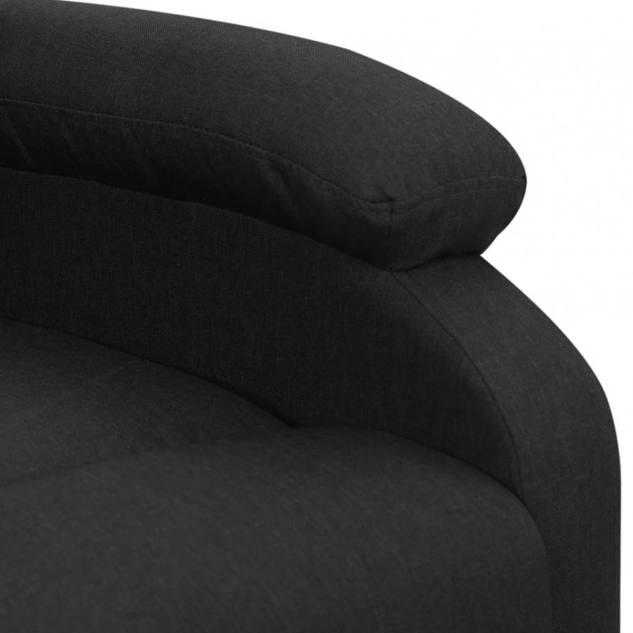 Fauteuil de massage Noir Tissu Fauteuil de massage Noir Tissu