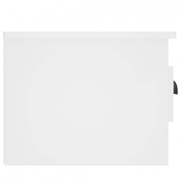 Table de chevet murale blanc 41,5x36x28 cm