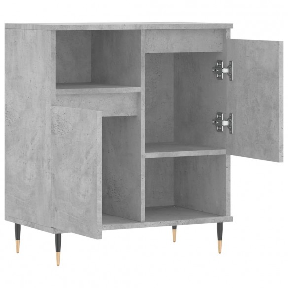 Buffet Gris béton 60x35x70 cm Bois d'ingénierie