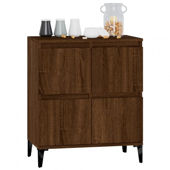 Buffet Chêne marron 60x35x70 cm Bois d'ingénierie