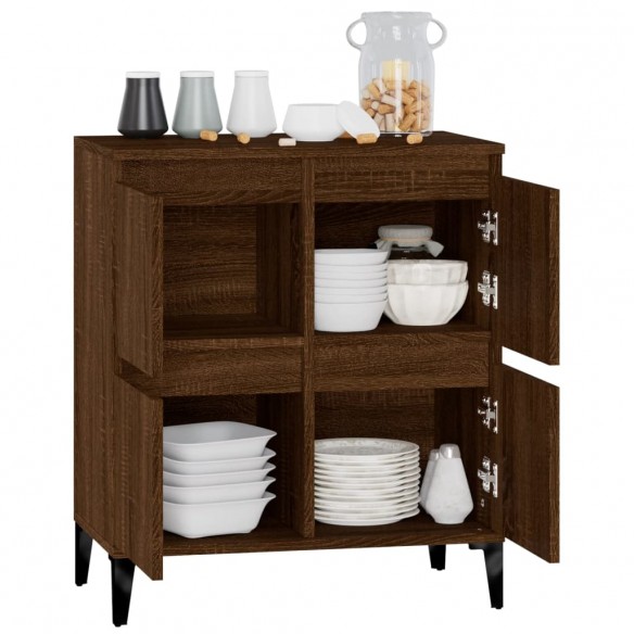 Buffet Chêne marron 60x35x70 cm Bois d'ingénierie