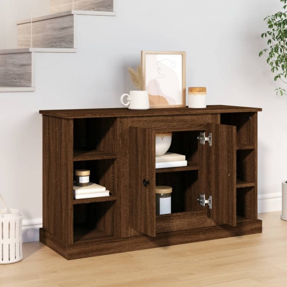 Buffet Chêne marron 100x35,5x60 cm Bois d'ingénierie