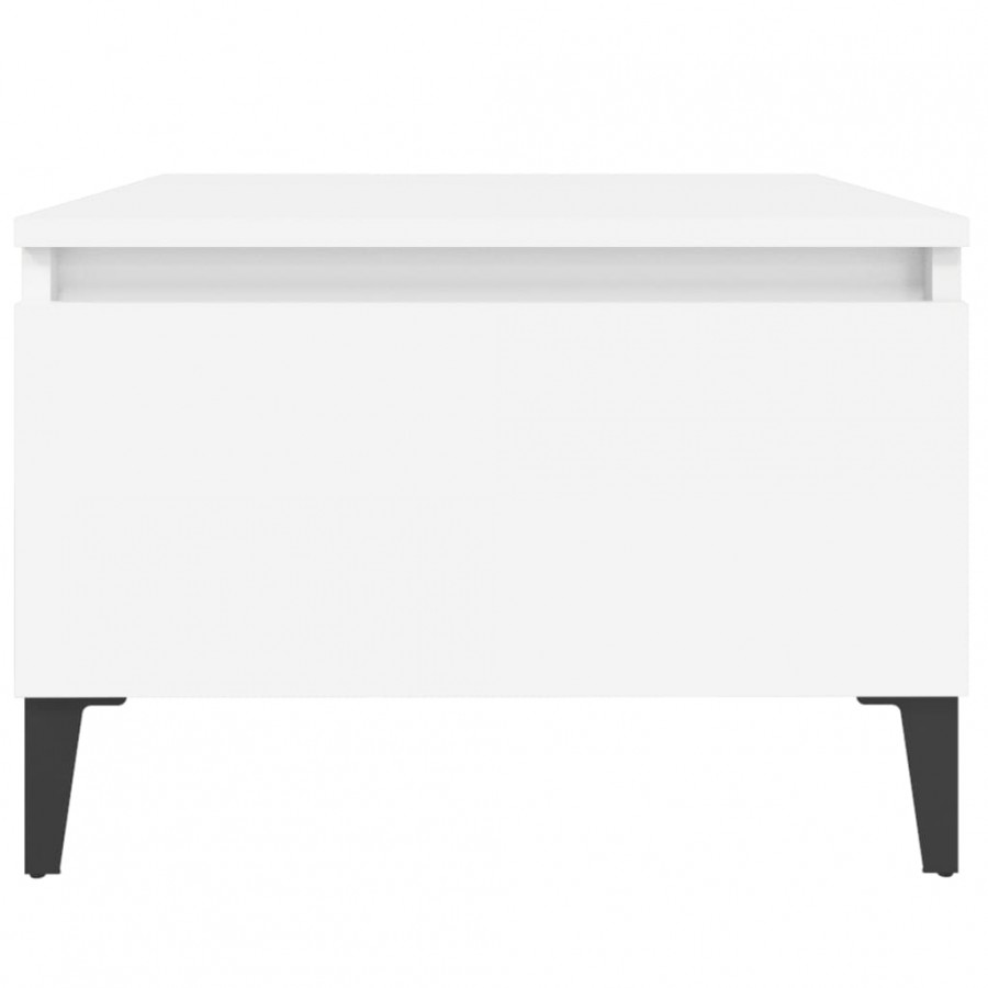 Tables d'appoint 2 pcs Blanc 50x46x35 cm 