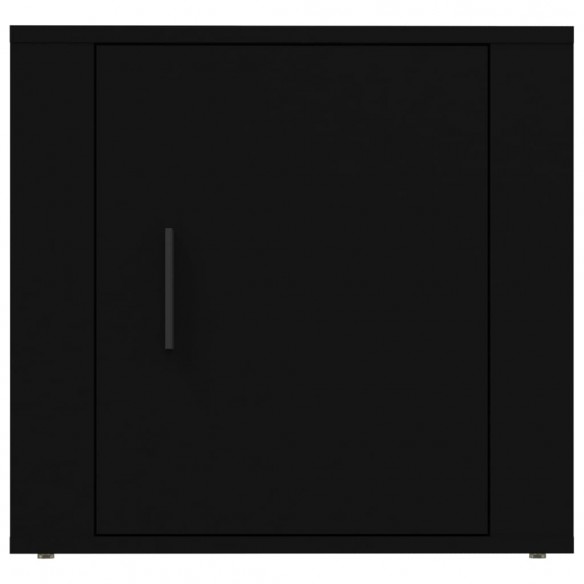Table de chevet Noir 50x39x47 cm