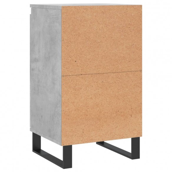 Buffet gris béton 40x35x70 cm bois d'ingénierie