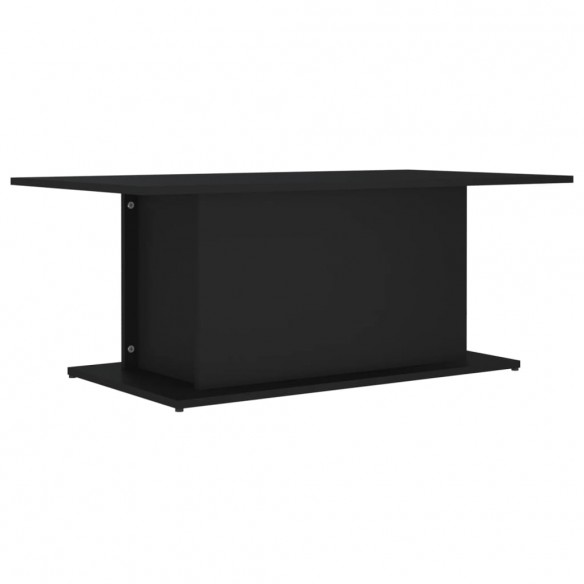Table basse Noir 102x55,5x40 cm Aggloméré