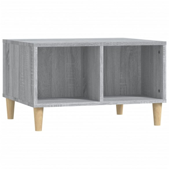 Table basse Sonoma gris 60x50x36,5 cm Bois d'ingénierie