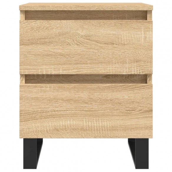 Table de chevet chêne sonoma 40x35x50 cm bois d’ingénierie