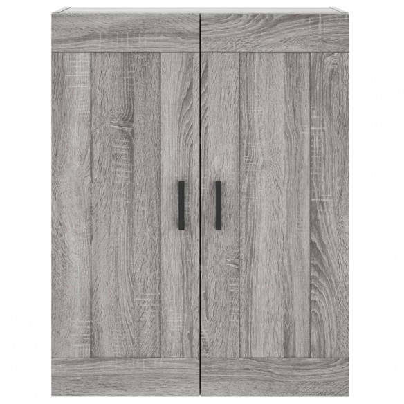 Buffet haut Sonoma gris 69,5x34x180 cm Bois d'ingénierie