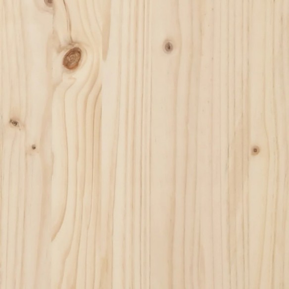 Cadre de lit Bois de pin massif 100x200 cm