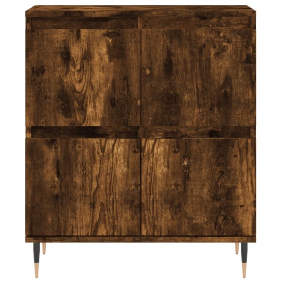 Buffet Chêne fumé 60x35x70 cm Bois d'ingénierie