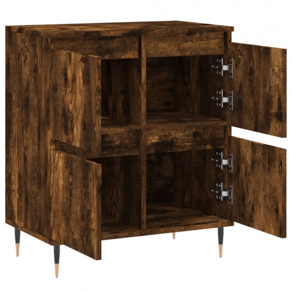 Buffet Chêne fumé 60x35x70 cm Bois d'ingénierie