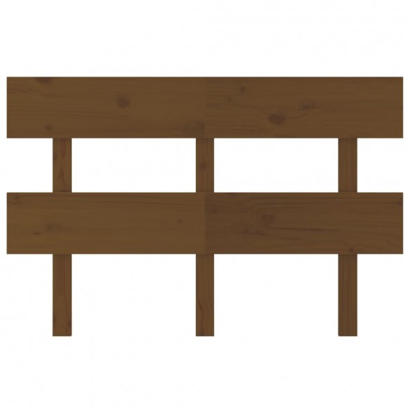 Tête de lit Marron miel 144x3x81 cm Bois massif de pin