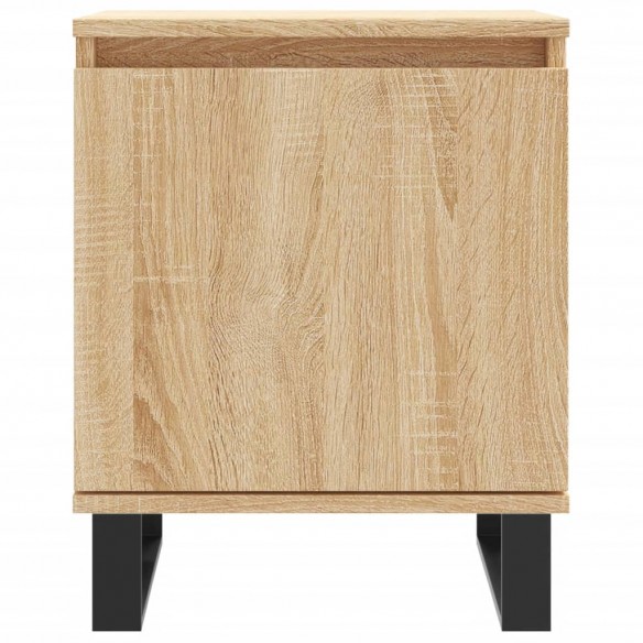 Tables de chevet 2pcs chêne sonoma 40x30x50cm bois d'ingénierie