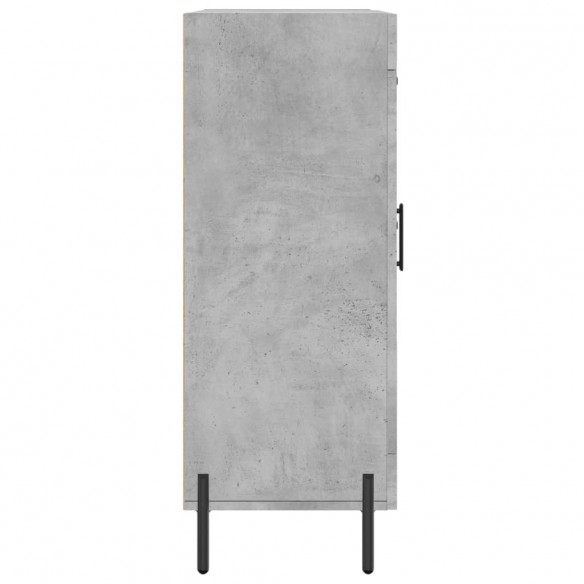 Buffet gris béton 69,5x34x90 cm bois d'ingénierie