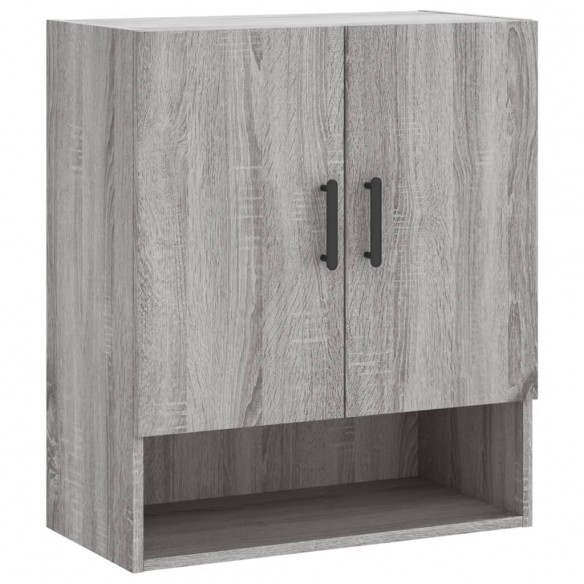 Armoire murale sonoma gris 60x31x70 cm bois d'ingénierie