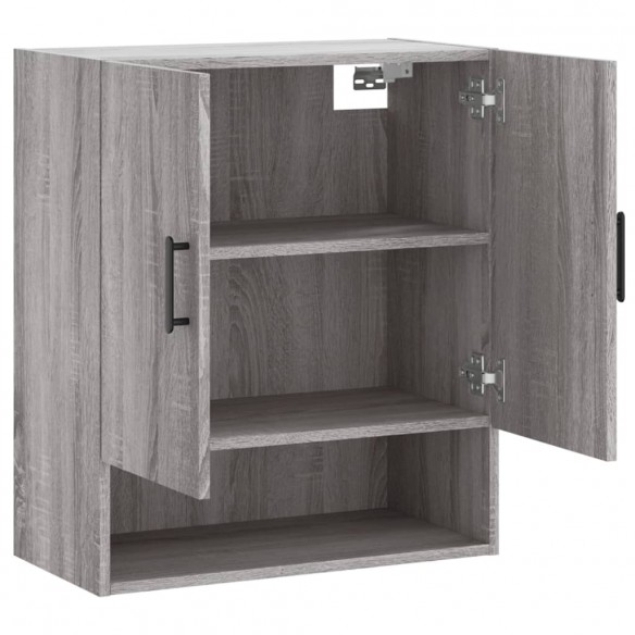 Armoire murale sonoma gris 60x31x70 cm bois d'ingénierie