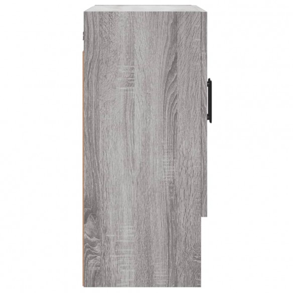 Armoire murale sonoma gris 60x31x70 cm bois d'ingénierie