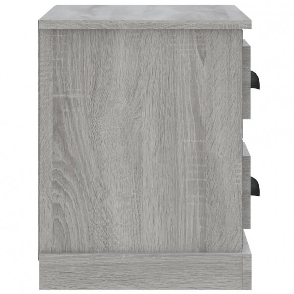 Table de chevet sonoma gris 60x35,5x45 cm