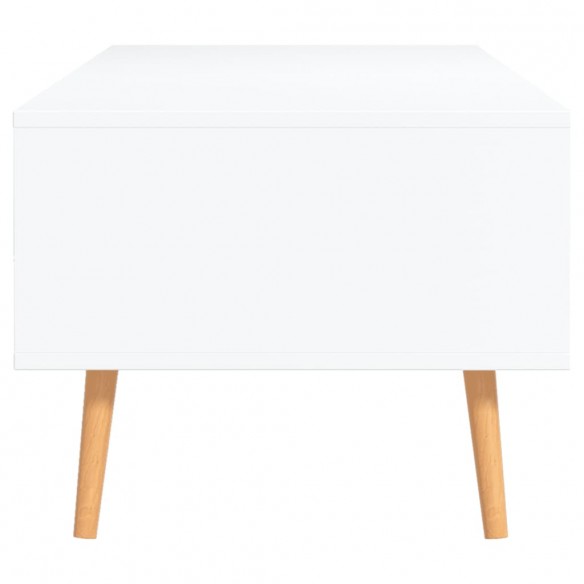 Table basse Blanc 100x49,5x43 cm Bois d'ingénierie