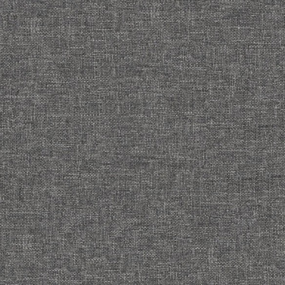 Repose-pied Gris clair 60x60x36 cm Tissu et similicuir