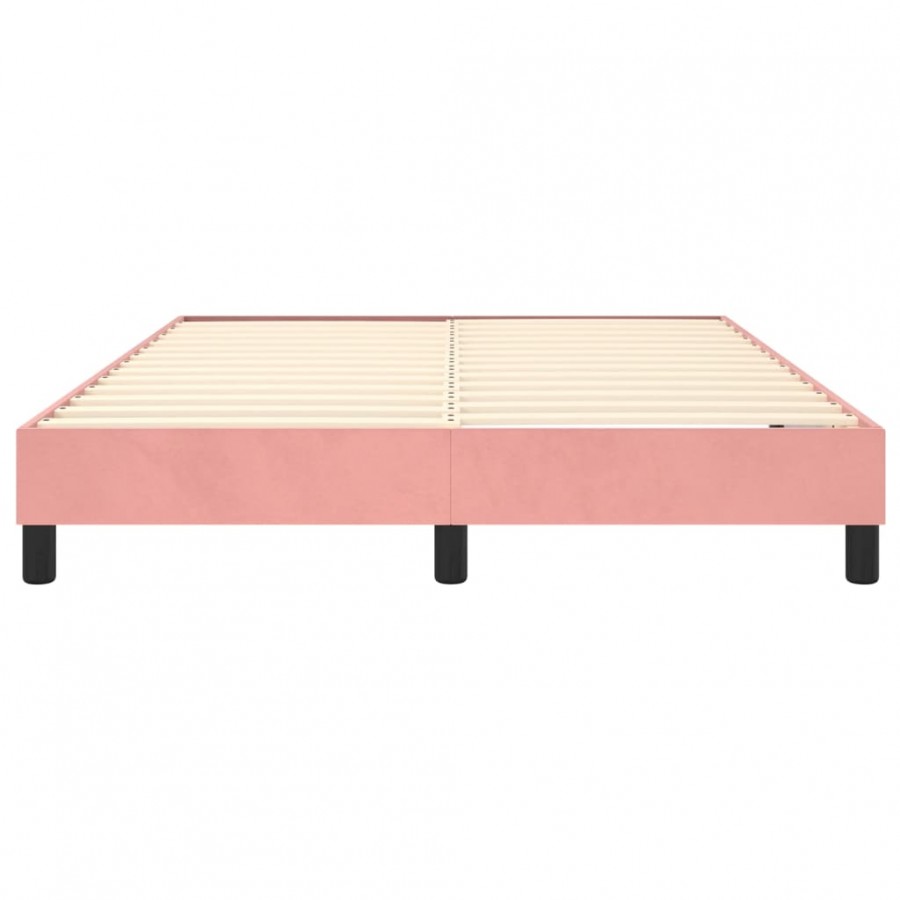 Lit Rose 140x200 cm Velours Lit Rose 140x200 cm Velours