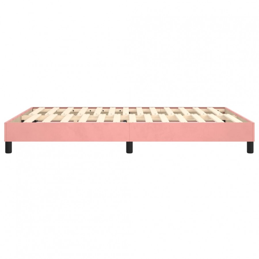 Lit Rose 140x200 cm Velours Lit Rose 140x200 cm Velours