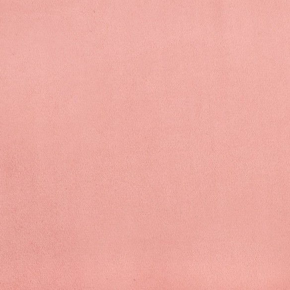 Lit Rose 140x200 cm Velours