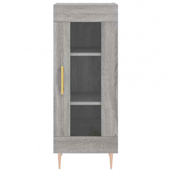 Buffet Sonoma gris 34,5x34x90 cm Bois d'ingénierie