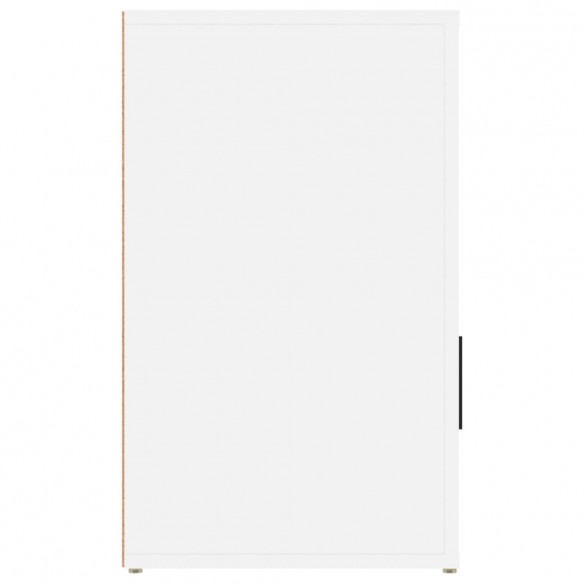 Table de chevet Blanc 50x36x60 cm Bois d'ingénierie