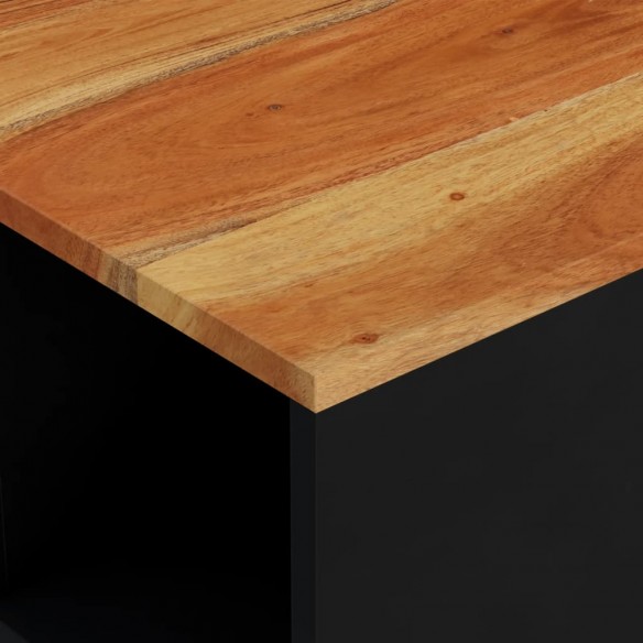 Table basse 60x50x35 cm bois massif d'acacia