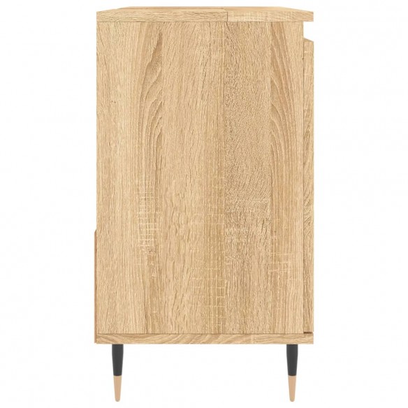 Armoire salle de bain chêne sonoma 65x33x60 cm