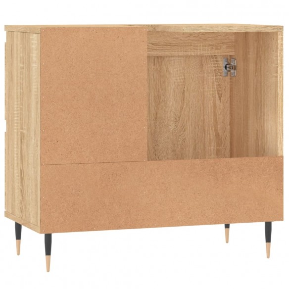 Armoire salle de bain chêne sonoma 65x33x60 cm