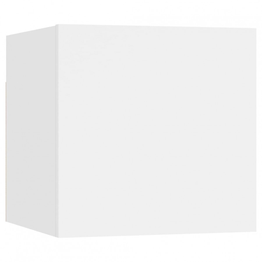 Meuble TV mural Blanc  Meuble TV mural Blanc