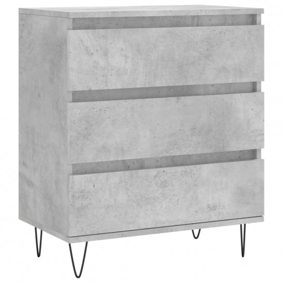 Buffet Gris béton 60x35x70 cm Bois d'ingénierie