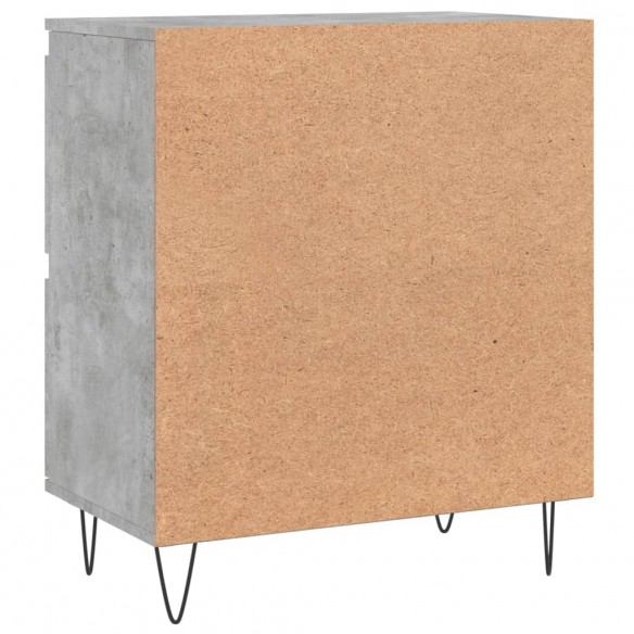 Buffet Gris béton 60x35x70 cm Bois d'ingénierie