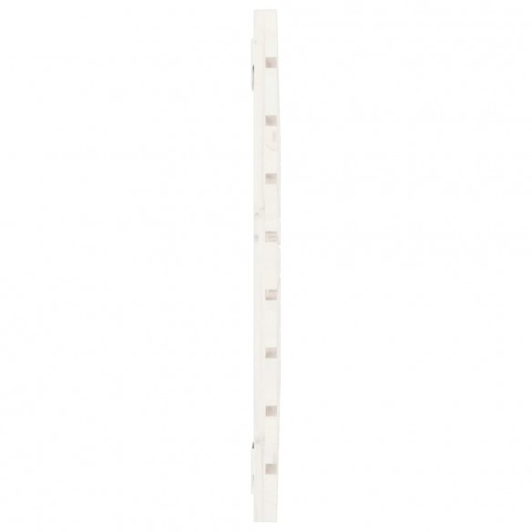 Tête de lit murale Blanc 81x3x63 cm Bois massif de pin