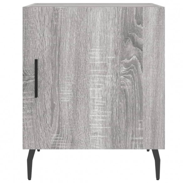 Tables de chevet 2 pcs sonoma gris 40x40x50cm bois d'ingénierie