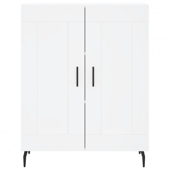 Buffet blanc 69,5x34x90 cm bois d'ingénierie