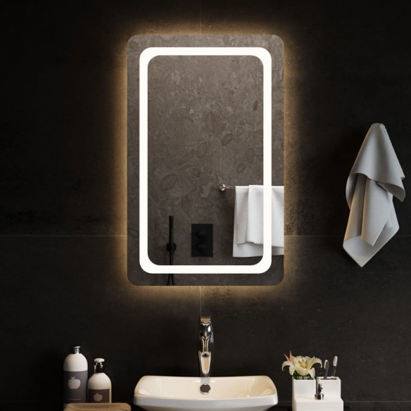 Miroir de salle de bain à LED 50x80 cm