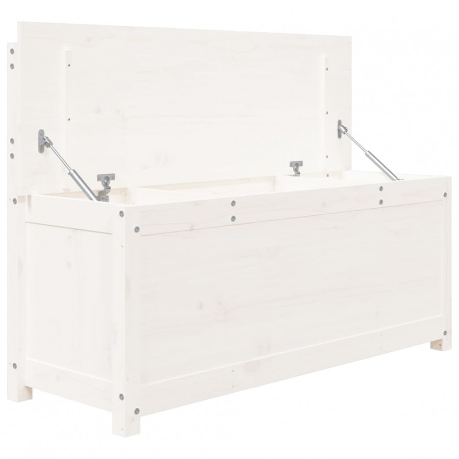 Banc Blanc 110x41x76,5 cm Bois de pin massif Banc Blanc 110x41x76,5 cm Bois de pin massif